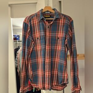 Rugby Ralph Lauren flannel. Blue. Large.